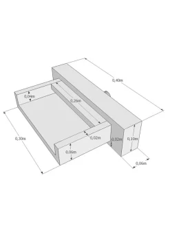 Wasserfall "Bahamas" (Art.Nr. AG-ew1211) -Gartenpflanzen Verkauf EW1211Bemassung1 1280x1280