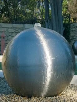 Edelstahlkugel Für Brunnen, Matt Gebürstet