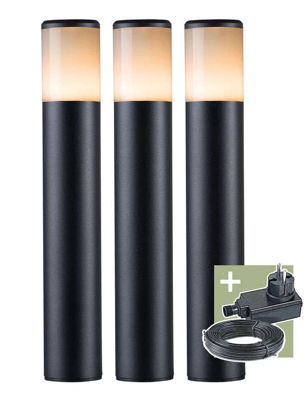 Gartenleuchten Komplettset 'Ivan' Von Ludeco (Art.Nr. PL1003) 1 Gartenleuchten Komplettset 'Ivan' Von Ludeco (Art.Nr. PL1003)