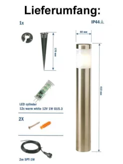 Gartenleuchte 'Albus' Von Garden-Lights (Art.Nr. 4024601) 5 Gartenleuchte 'Albus' Von Garden-Lights (Art.Nr. 4024601) -Gartenpflanzen Verkauf abatros 3 76129 2 1280x1280