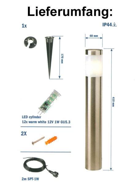Gartenleuchte 'Albus' Von Garden-Lights (Art.Nr. 4024601) 3 Gartenleuchte 'Albus' Von Garden-Lights (Art.Nr. 4024601) – Bild 3