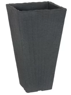 Pflanzkübel Geflecht-Dekor 15 Pflanzkübel Geflecht-Dekor -Gartenpflanzen Verkauf flechtkuebel eckig hoch 1280x1280