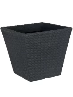 Pflanzkübel Geflecht-Dekor 14 Pflanzkübel Geflecht-Dekor -Gartenpflanzen Verkauf flechtkuebel eckig niedrig 1280x1280