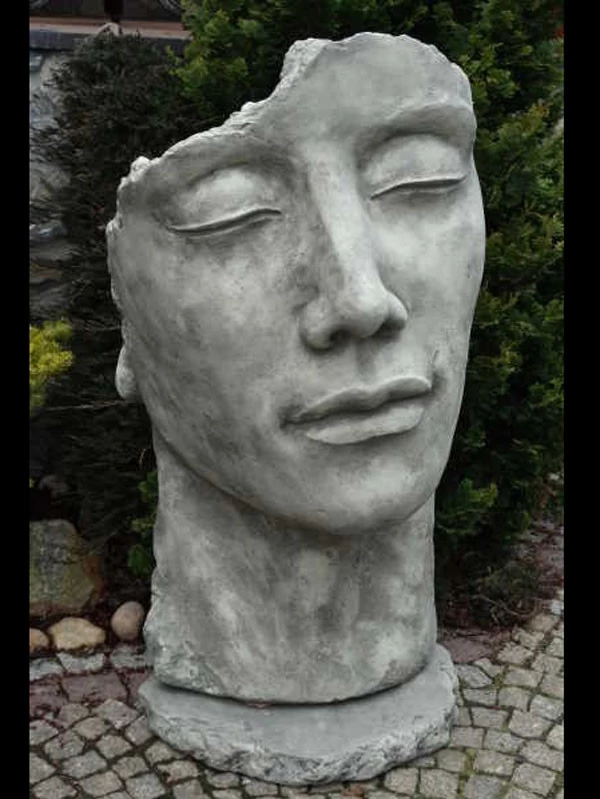 Betonbüsten-Set - Gesichter 'Frau' Und 'Mann' - Skulpturen - XXL-Produkt 2 Betonbüsten-Set - Gesichter 'Frau' Und 'Mann' - Skulpturen - XXL-Produkt – Bild 2