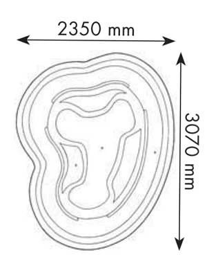 Teichbecken 171 Koi (GFK) - XXL-Produkt 2 Teichbecken 171 Koi (GFK) - XXL-Produkt – Bild 2