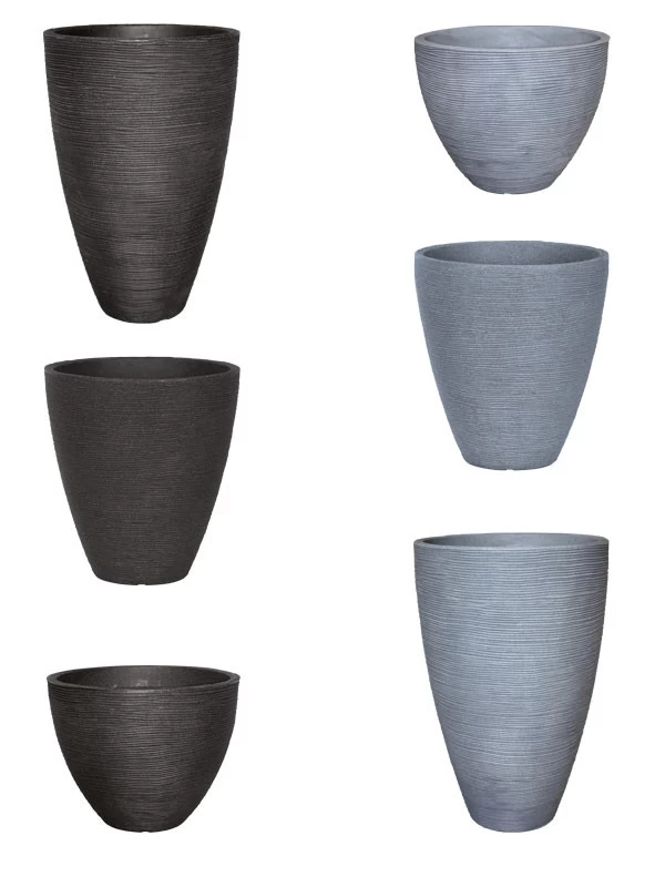 Pflanzkübel Rund Rillentopf 2 Pflanzkübel Rund Rillentopf – Bild 2